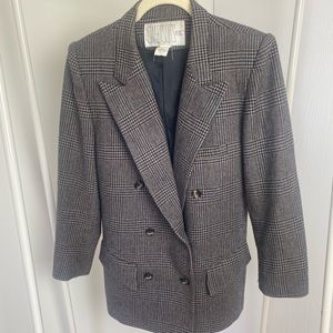 Vintage Houndstooth Blazer
